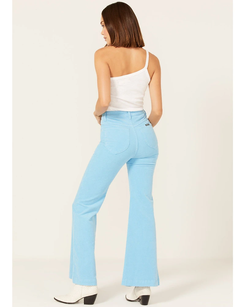 Rolla's Women's High Rise Corduroy Eastcoast Flare Jeans