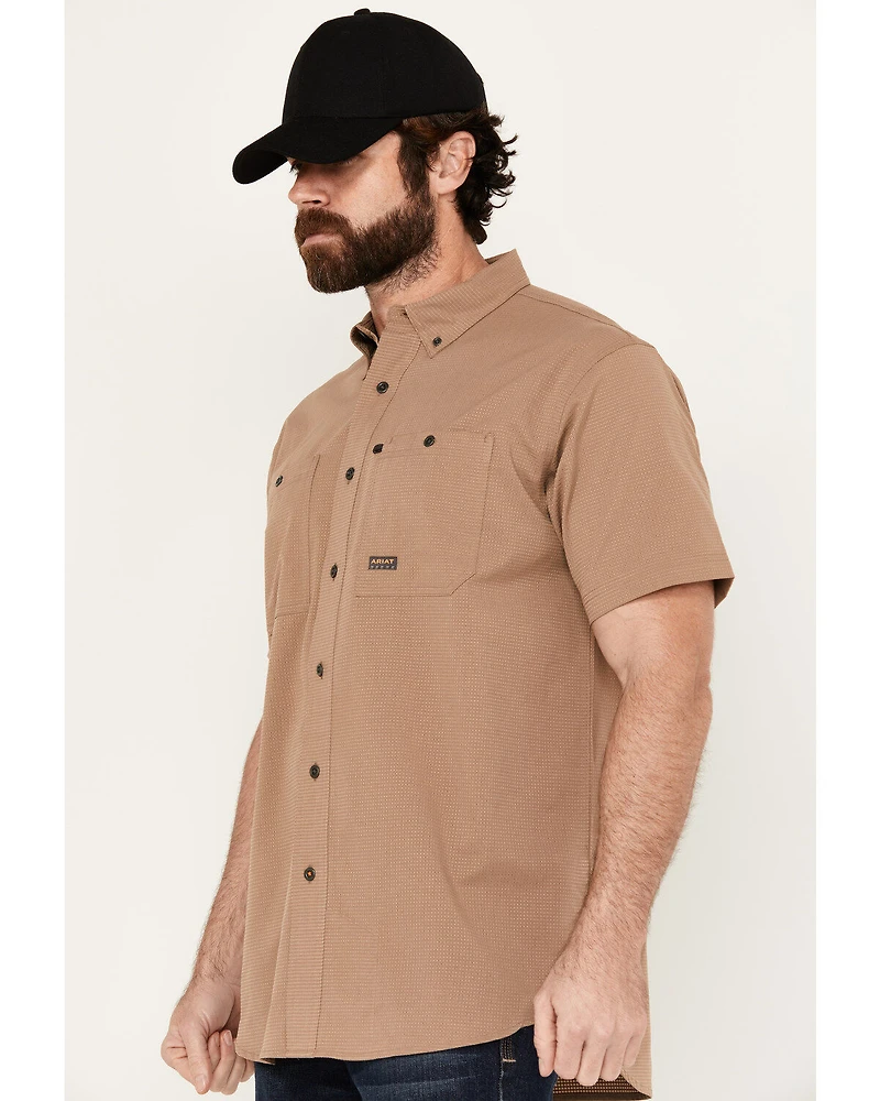 Ariat Men's Rebar Made Tough 360 AirFlow Short Sleeve Work Shirt