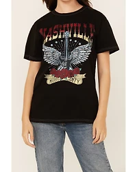 Cut & Paste Women's Nashville Guitar Short Sleeve Graphic Tee