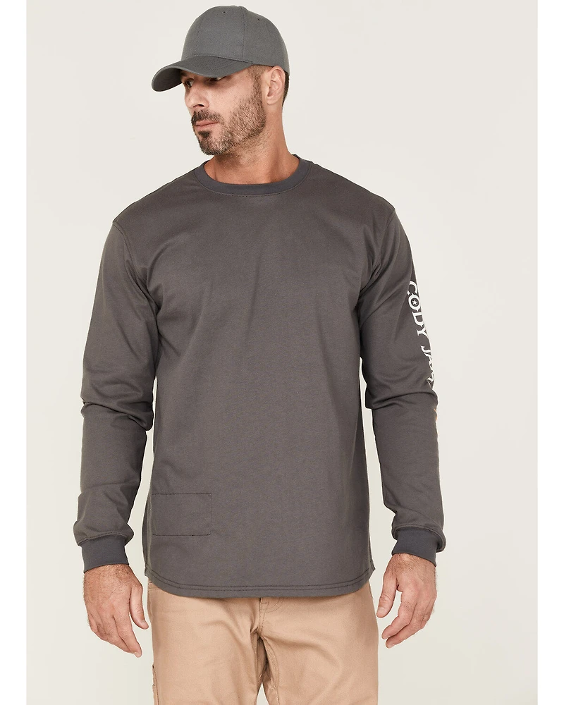 Cody James Men's FR Logo Long Sleeve Work T-Shirt