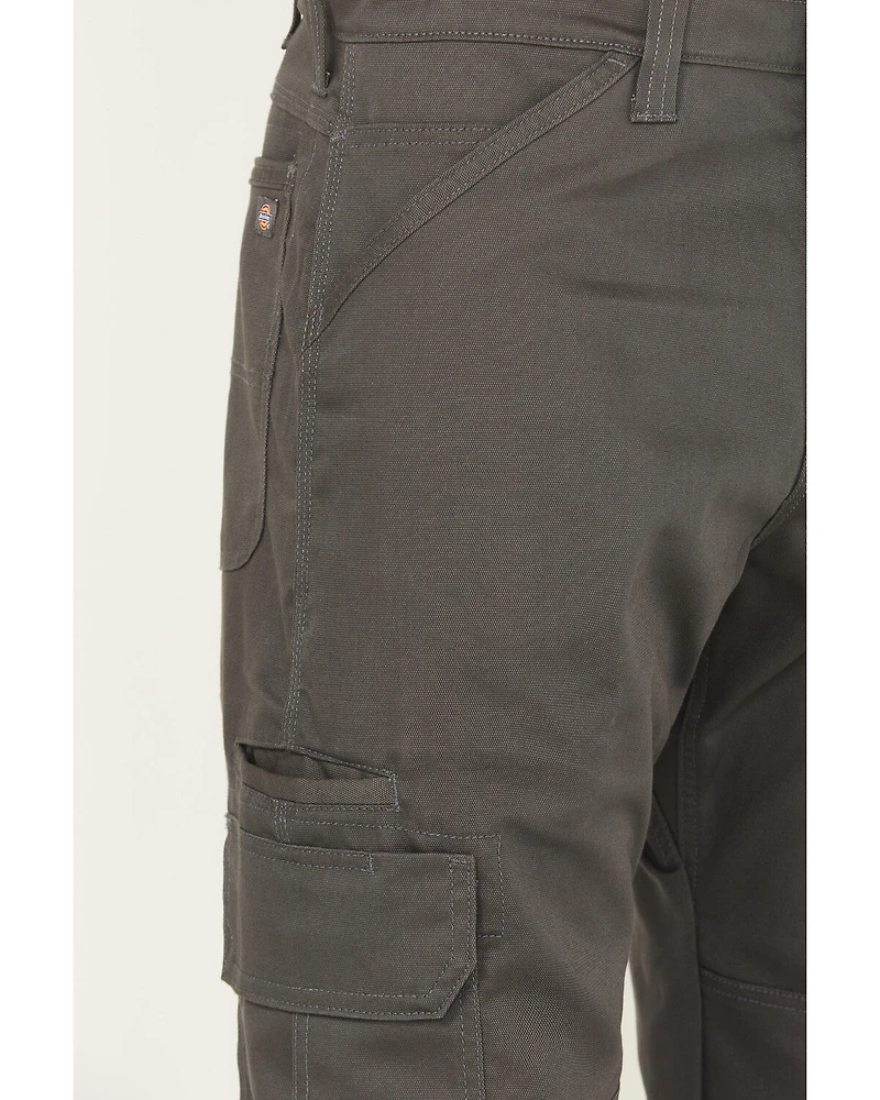Dickies Men's Durastretch Ranger Duck Canvas Cargo Work Pants