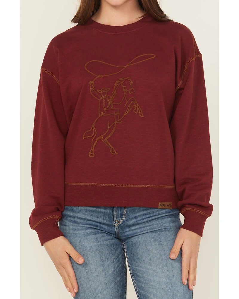 Ariat Women's Lasso Crewneck