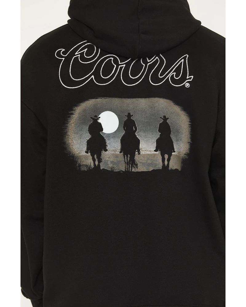 Coors Men's Riders Logo Embroidered Hooded Sweatshirt