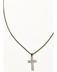 Cody James Men's Flag Cross Necklace