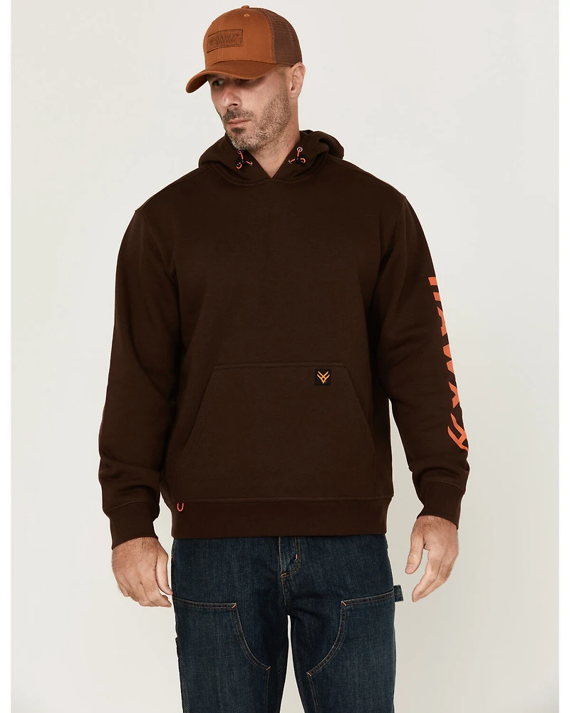 Hawx Men's Halstead Logo Sleeve Hooded Sweatshirt
