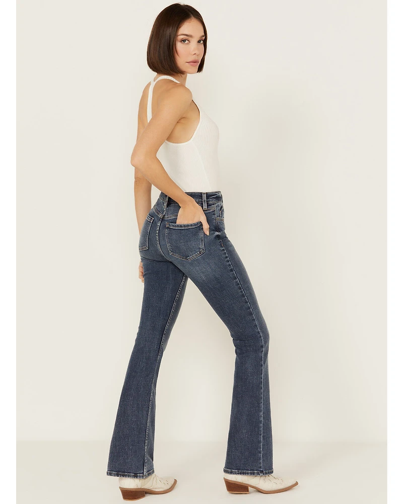 Shyanne Women's Celeste High Rise Bootcut Stretch Denim Jeans