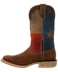Durango Men's Rebel Pro Texas Flag Western Boots - Broad Square Toe