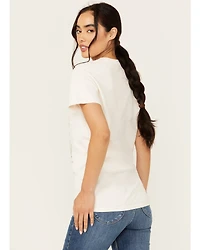 Youth Revolt Women's Embellished Honky Tonk Short Sleeve Graphic Tee