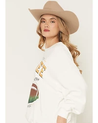 Gameday Women's Tennessee Vols Helmet Embroidered Graphic Crewneck