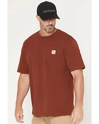 Carhartt Men's Loose Fit Heavyweight Logo Pocket Work T-Shirt