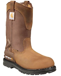 Carhartt Men's Waterproof Wellington Pull On Work Boots - Round Toe