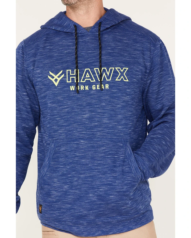 Hawx Men's Graphic Slub Pullover Hooded Work Sweatshirt