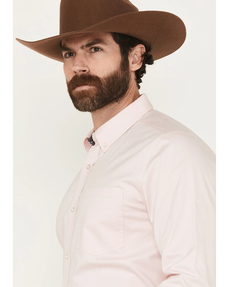 Cody James Men's Basic Twill Long Sleeve Button-Down Performance Western Shirt