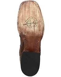 Lucchese Men's Handmade Malcolm Alligator Western Boots - Square Toe