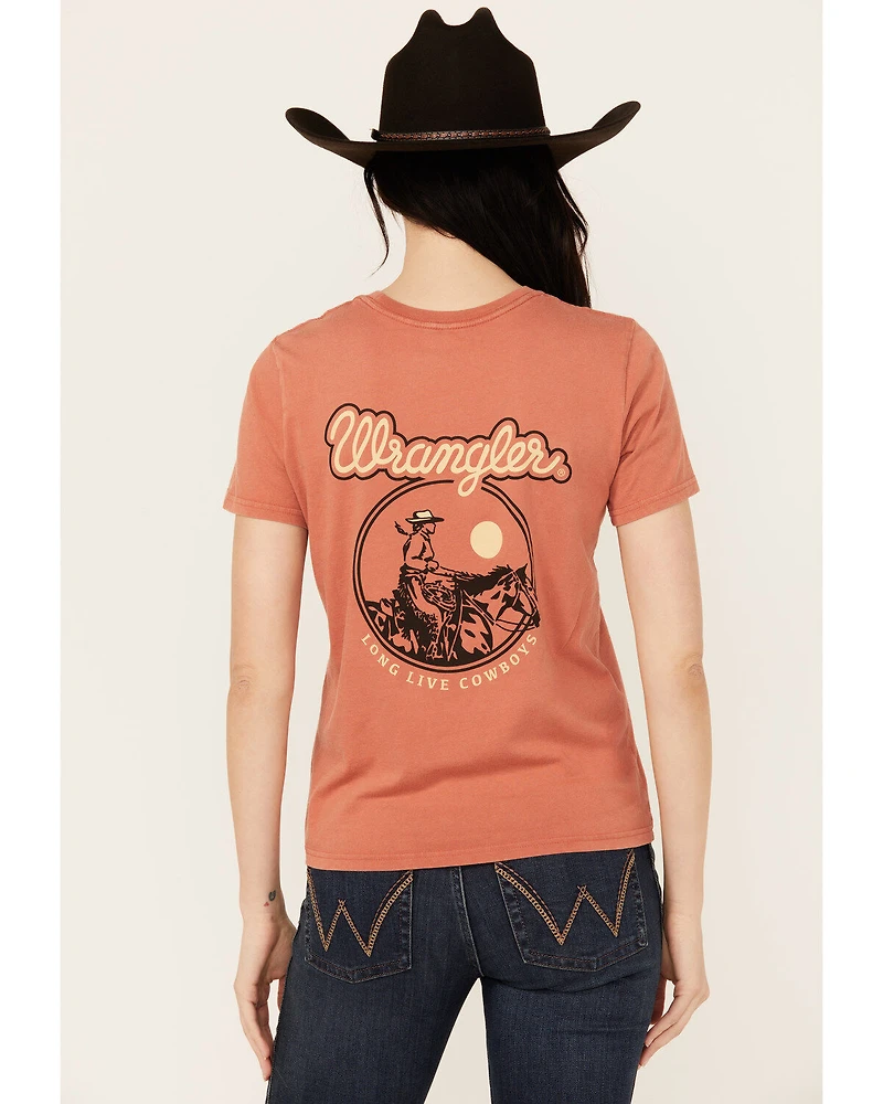 Wrangler Retro Women's Boot Barn Exclusive Long Live Cowboys Short Sleeve Graphic Tee