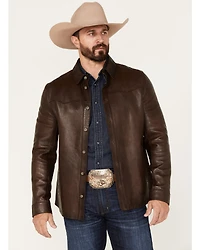 Scully Men's Brown Leather Jacket