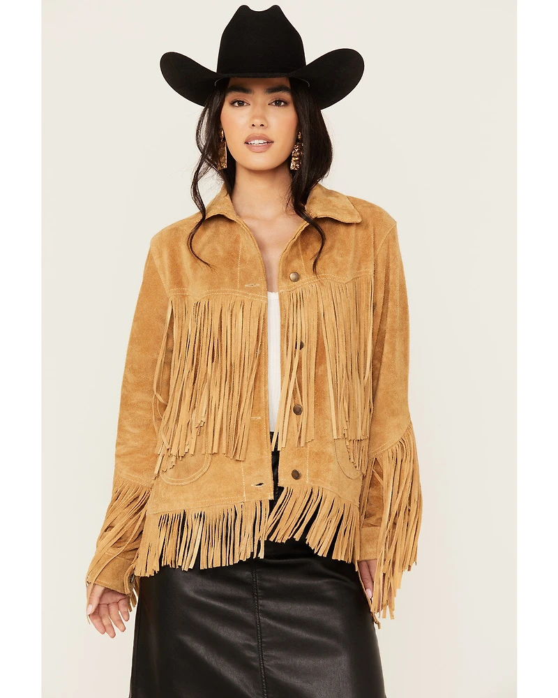 STS Ranchwear by Carroll Women's Suede Fringe Elsa Jacket