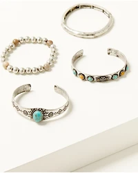 Shyanne Women's Heart Rodeo Sunset Bracelet Set - 4 Piece