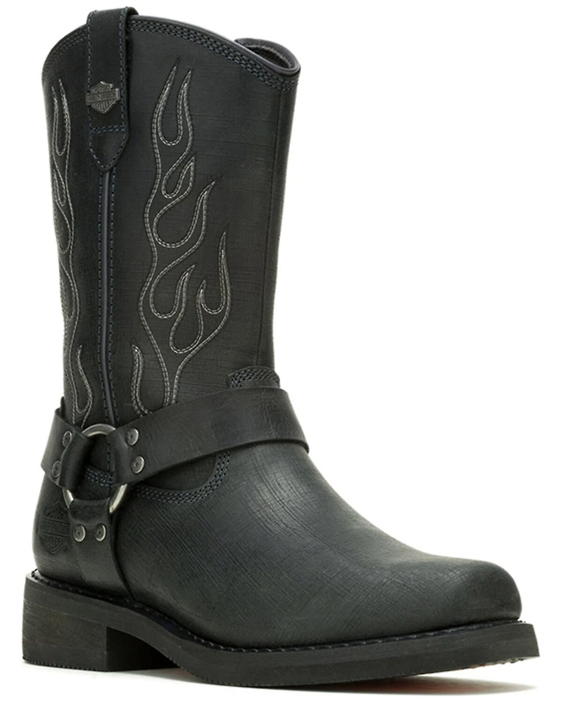 Harley Davidson Men's Hustin Motorcycle Boots - Square Toe