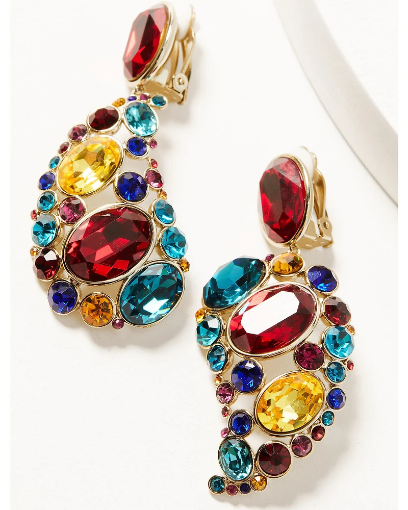 Boot Barn X Understated Leather Stone Paisley Earrings