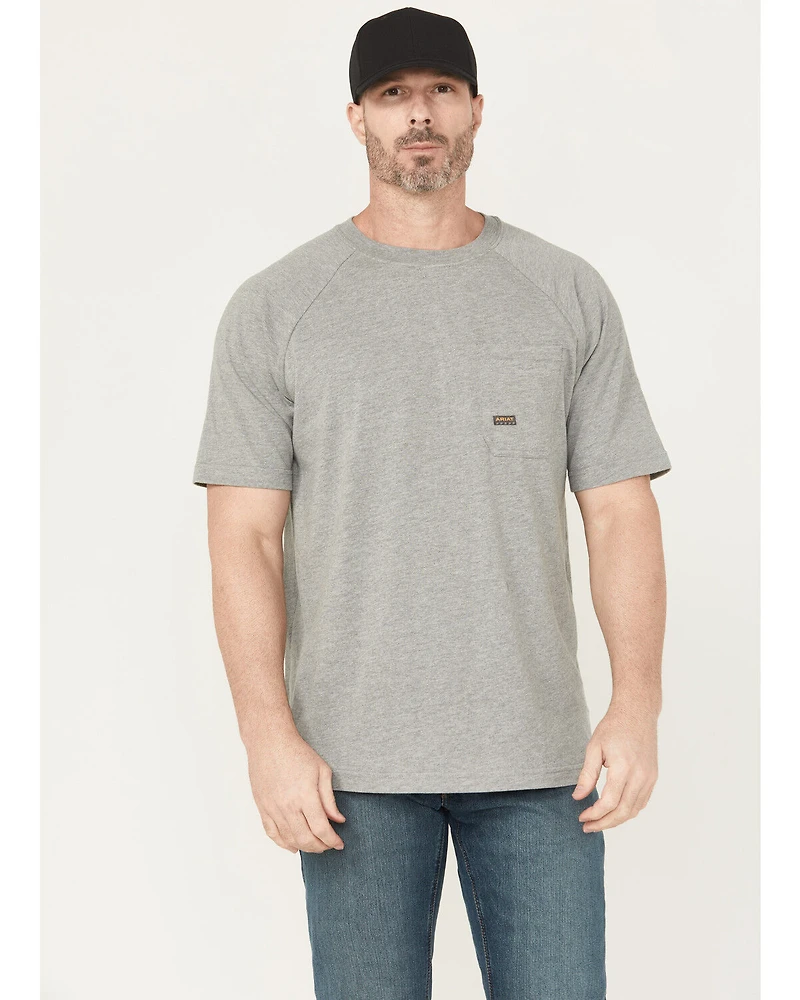 Ariat Men's Rebar Cotton Strong Workhog Short Sleeve Work T-Shirt