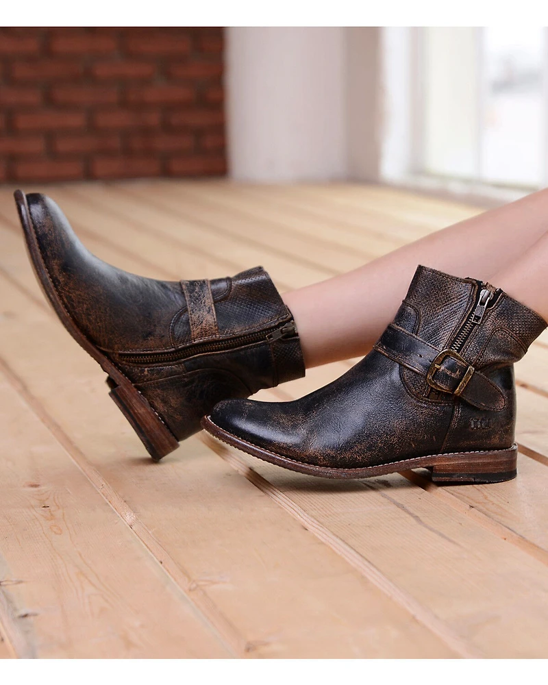 Bed Stu Women's Becca Side Zip Boots - Round Toe