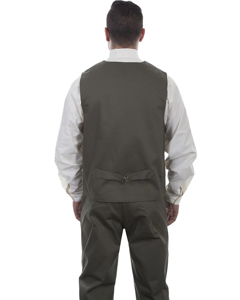 Scully Men's Herringbone Vest