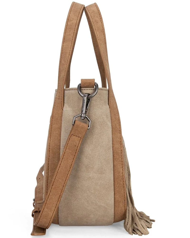Wrangler Women's Toe Tone Fringe Crossbody Bag