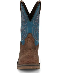 Justin Men's Broncy Pull-On Work Boots - Composite Toe