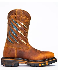 Cody James Men's 11" Flag Western Work Boots - Nano Composite Toe