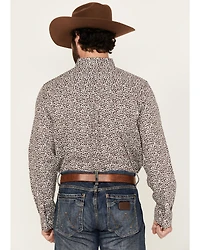 Cody James Men's Country Paisley Print Long Sleeve Button-Down Stretch Western Shirt