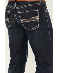 Rock & Roll Denim Men's Revolver Dark Vintage Wash Slim Straight Reflex Jeans