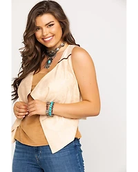 Shyanne Women's Faux Suede Fringe Vest