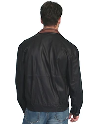 Scully Double Collar Leather Jacket