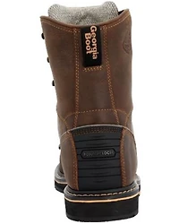 Georgia Boot Men's AMP LT Wedge 8" Lace-Up Work Boots - Soft Toe