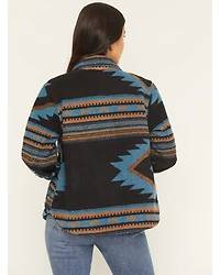 Shyanne Women's Southwestern Print Snap Shacket