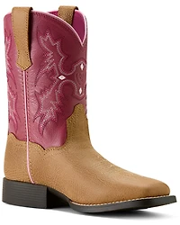 Ariat Girls' Tombstone Western Boots - Broad Square Toe