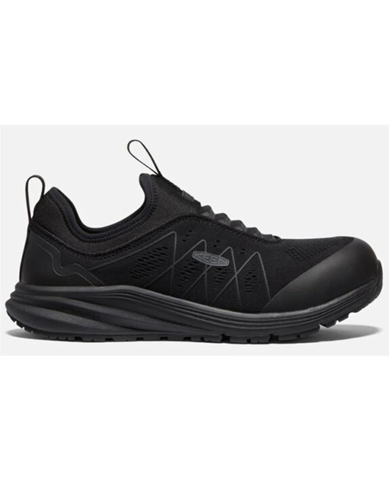 Keen Men's Vista Energy Shift ESD Pull On Work Sneakers - Carbon Toe