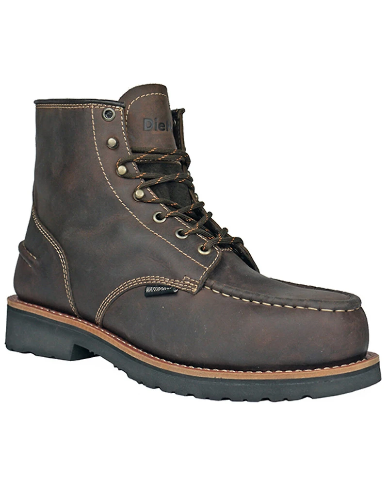 Hoss Men's DieHard Moc Waterproof Work Boots - Composite Toe