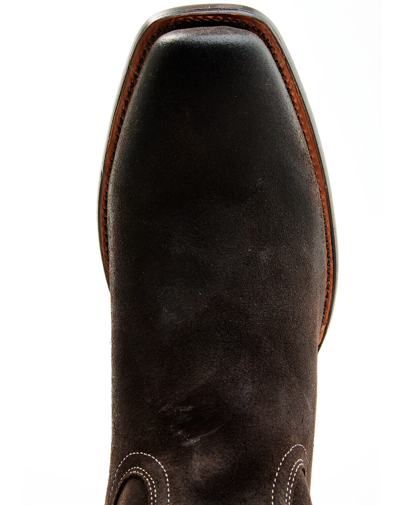 Moonshine Spirit Men's 8" Pancho Roughout Zipper Western Boots - Square Toe