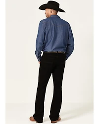 Cody James Men's Night Rider Wash Wyatt Slim Bootcut Stretch Denim Jeans - Tall