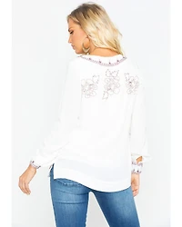 Idyllwind Women's Homegrown Lace-Up Tunic Top