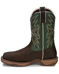 Tony Lama Men's Bartlett Amber Western Work Boots - Steel Toe