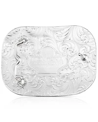 Montana Silversmiths Class Act Two Tone Belt Buckle with Longhorn