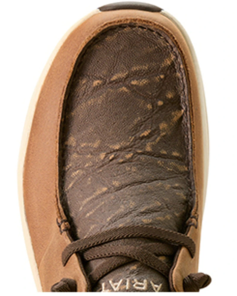 Ariat Men's Buckeye Elephant Print Casual Shoes - Moc Toe