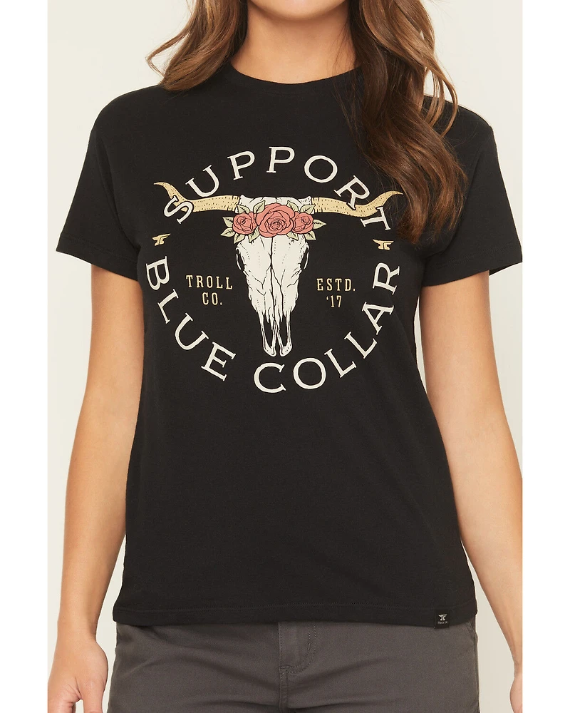 Troll Co Women's SBC Longhorn Short Sleeve Graphic Tee
