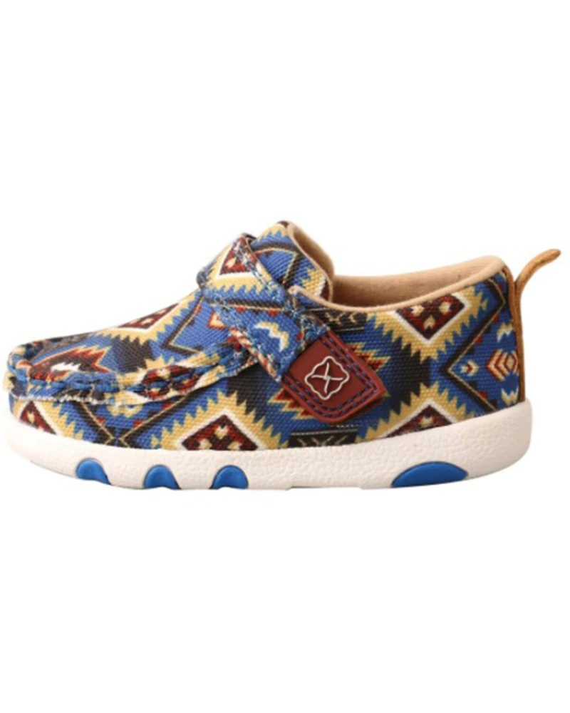 Twisted X Infant Southwestern Print Driving Mocs