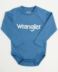 Wrangler Infant Boys' Horseshoe Onesie Set - 3 Piece