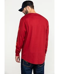 Hawx Men's FR Logo Long Sleeve Work T-Shirt - Tall