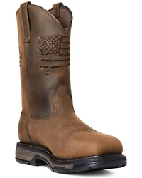Ariat Men's WorkHog® Patriot Waterproof Western Work Boots - Carbon Toe